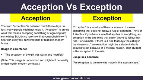 Definition Of Exception Behavior