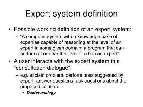definition of expert terms