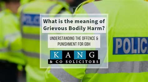 definition of grievous bodily harm uk