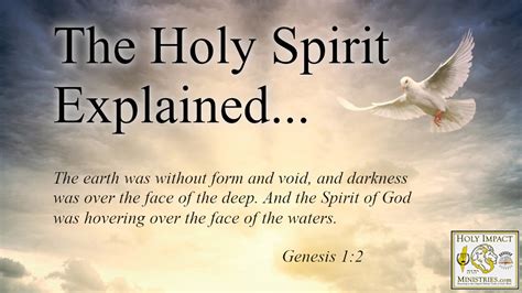 definition of holy spirit in the bible