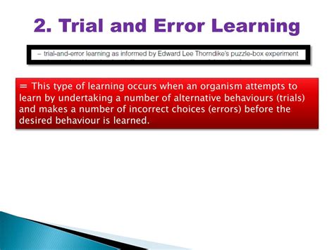 definition of learning by trial and error