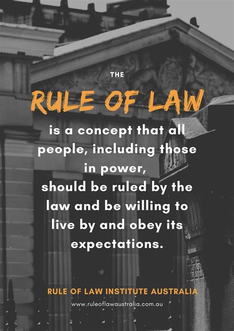 definition of rule of law in civic education