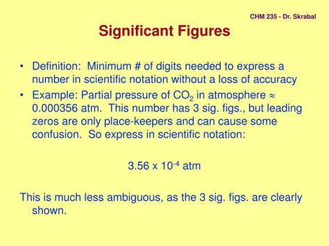 definition of significant figures in science