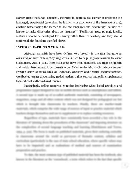 Definition Of Teaching Materials