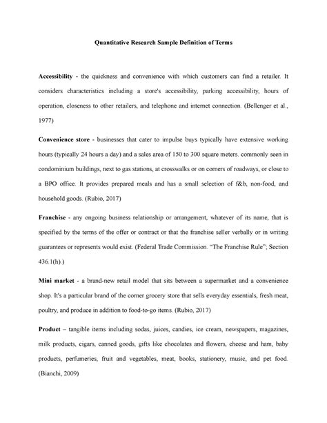 definition of terms example in research paper example