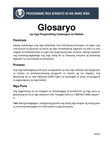 definition of terms in research example tagalog