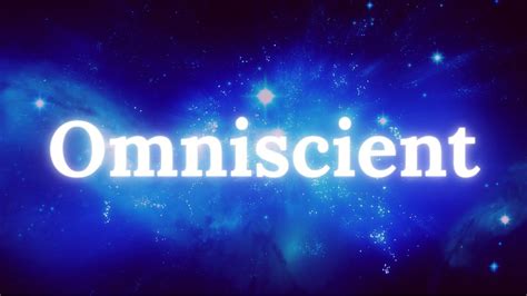 definition of the word omniscient