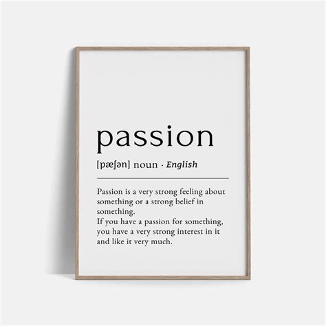 definition of the word passion