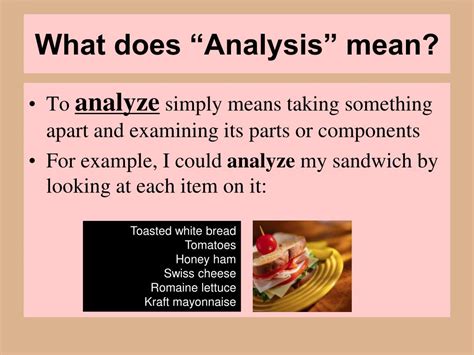 definition of word analysis