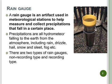 Definition Rain Gauge