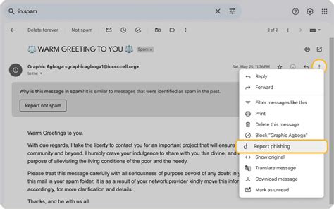deflect Opening Suspicious email adhesion