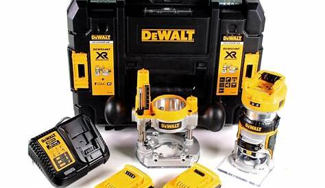 Dewalt DCW604P2 Affleureuse, Défonceuse XR 18V Brushless