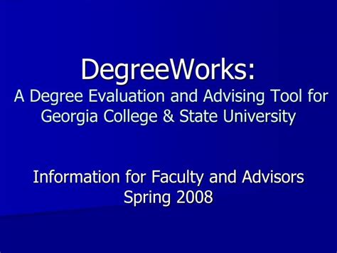 degreeworks georgia state university