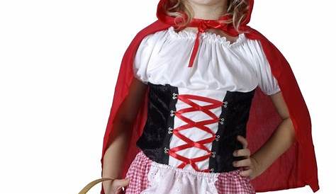 Deguisement Petit Chaperon Rouge Petite Fille 6 8 Ans Cape Jupe Tablier Et La Galette Le Costume