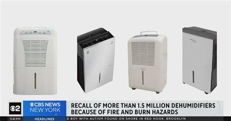 Dehumidifiers Recalled