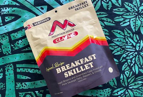 dehydrated breakfast meals