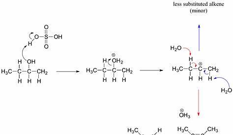 Alkenes from Dehydration of Alcohols Chemistry LibreTexts