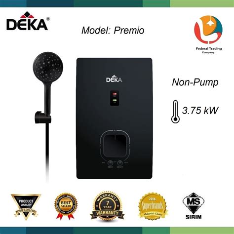 Deka Water Heater Pump Not Working