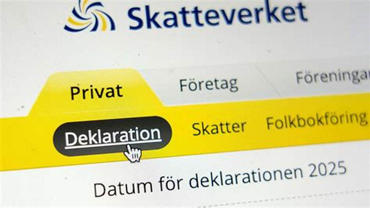 Deklarera Senast 2025