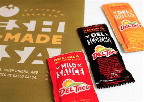 Del Taco Sauce Packets
