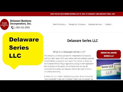 delaware series llc
