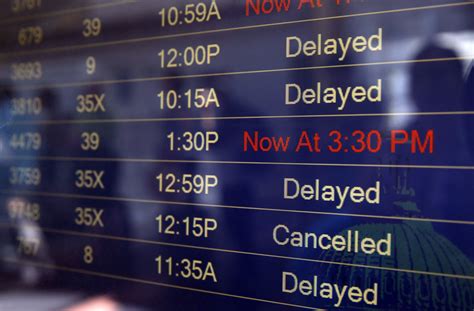 delays at airports today