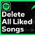 delete all liked songs spotify