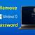delete windows password windows 10