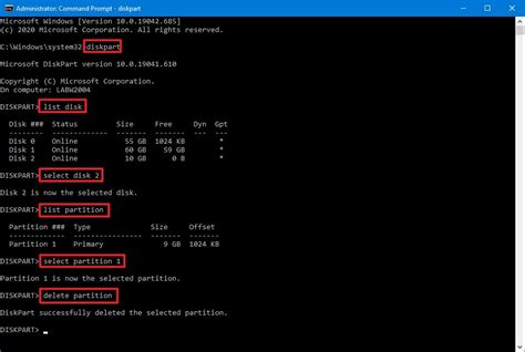 Delete A Disk In Diskpart