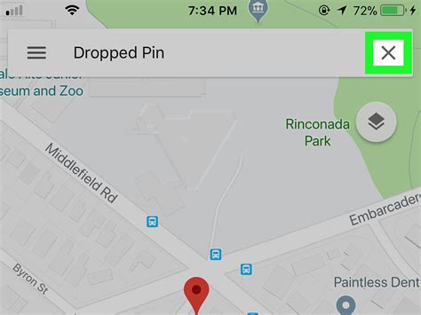 delete a pin in apple maps