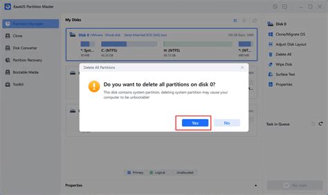 Delete All Partitions