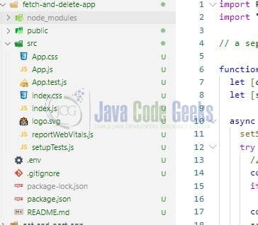 delete api react