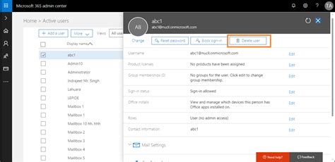 delete email from o365 mailboxes