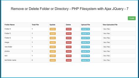 Delete File From Folder Using Jquery