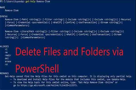 Delete File From Folder Using Powershell
