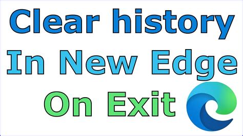 delete history on exit edge