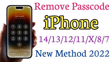 delete passcode on iphone 7