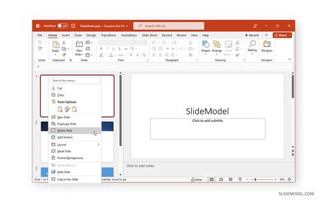 delete picture in powerpoint