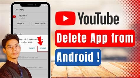 Delete Youtube App From Android
