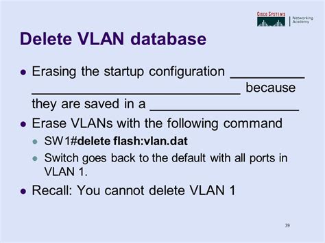 How to Delete the VLAN Database vlan dat file on a Cisco Switch YouTube