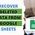 deleted google sheets