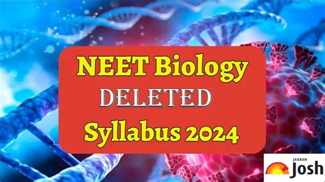 deleted syllabus of bio neet 2024