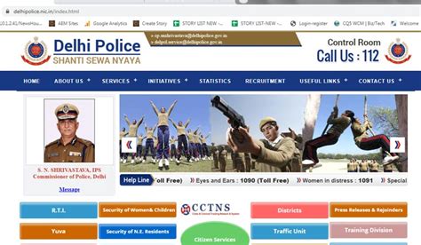 delhi police website india