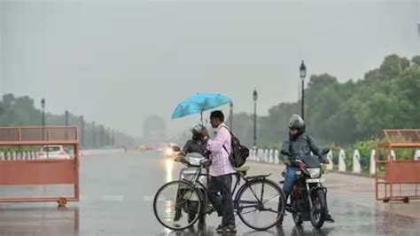 delhi rain today news in