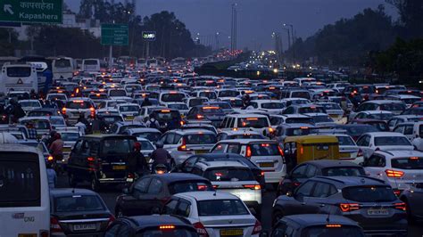 delhi traffic jam