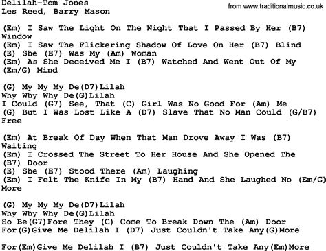 delilah song lyrics