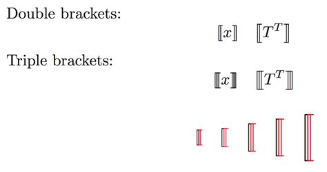 Delimiter Brackets In Latex