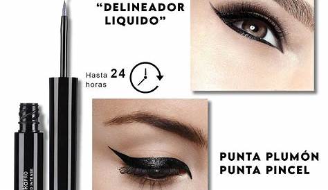 Delineador Liquido Hd Intense Esika Líquido Punta Pincel