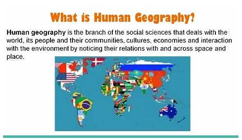 PPT Human Geography PowerPoint Presentation, free