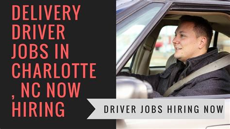 delivery driver jobs nc